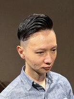 ビーダンディー(Bee dandy)&nbsp;ビジネスフォーマル ハイフェードツーブロック 七三オールバック