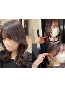 【なかもず駅2分】骨格.髪質.クセ、カラーの見え方まで徹底計算したカット♪顔周りの数ミリで印象を変える!