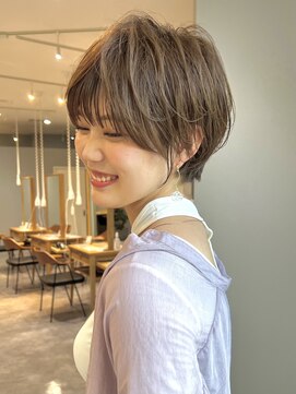ジアン バイ ミルボン NU茶屋町+(GIEN by milbon) マッシュショートボブ/大人ショート/骨格補正/美人ショート
