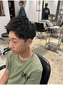 爽やかアップバング