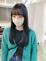 スーハ 恵比寿(SUUHA)&nbsp;ワイドバング/アッシュブラック黒髪/髪質改善酸性トリートメント