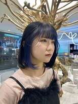 ゼスト 八王子店(ZEST) インナーカラー/ブルーインナー/【永尾しおり】