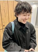 ショートパーマ/くるくるパーマ/レイヤーカット