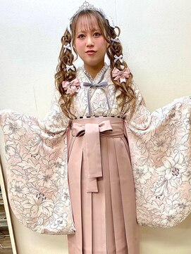 ヘアセットアップス(UP's) 卒業式♪可愛い髪型で『袴着付け＋ヘアセット』( *´艸｀)