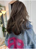 能瀬 6 立体感透明感しっかりのハイライトグレージュレイヤー