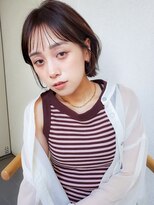 ガーデン オオタカノモリ(garden otakanomori)&nbsp;20代30代40代小顔カットシースルーバングくびレイヤー外ハネボブ