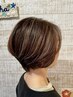 ハイライト+フルカラー+カット+ハホニコトリートメント ￥18000