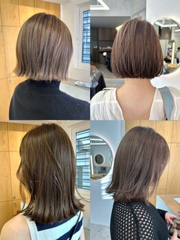 ルネ 北千住(Renee)の写真/【北千住駅西口】《カット+カラー¥5400～》透明感＆艶感で髪を綺麗に見せる色っぽカラーに。[Renee北千住]