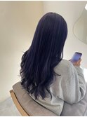 透明感パープルグレージュ
