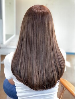 ヘアー アメイズ 東中野(Hair Amaz!)の写真/酸性ストレートのその先へ。美髪専門サロンだからこそ、ブリーチ毛でも理想のサラサラ艶ヘアが叶う＊