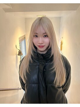 キイ 原宿 表参道(K.e.y) ロングレイヤー／ハイトーンレイヤー/シャギーカット