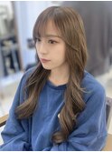熊本 透明感カラー 韓国風スタイル Una Yumika