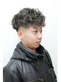 メンズカット韓国マッシュスペインカールスキンフェード0405