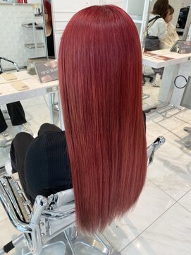 ヘアーアンドメイク ニューヨークニューヨーク 姫路店(Hair&Make NYNY) ワインレッド ハイトーン