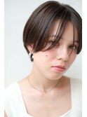 20代30代40代小顔カットマッシュショートボブイメチェン暗髪