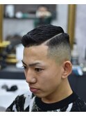 サイドパートアイロンパーマ