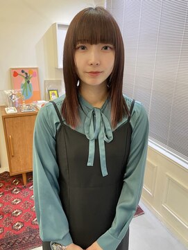 ヘアーアイスカルテット(HAIR ICI QUARTET) 愛され艶髪くび春レイヤーエモージュピンク