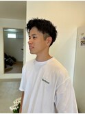 スパイキーショートパーマ
