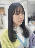 熊本 透明感カラー 韓国風スタイル Una Yumika