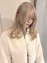 ペレ アネックス 大阪梅田茶屋町店(PELE ANNEX)&nbsp;ホワイトグレージュ/デジタルパーマ/チェリーブラウン/梅田