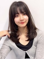 オリンテ バイ レシッド 表参道(orente by rcid)&nbsp;顔周りレイヤーカット髪質改善酸性ストレートダークグレージュ