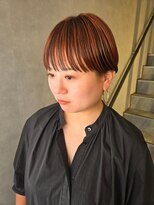 ヴィサージュメゾン(VISAGE maison)&nbsp;コンパクトショート×アンブレラカラー