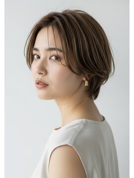 ボネッカ 鶴見(BONECCA) シースルーショートボブ