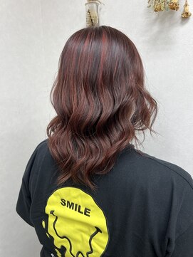 リングバイモアムー(Ring by Moremuu) Hazuki レッドハイライト