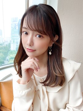 アフロート エル 大阪(AFLOAT L) ツヤと柔らかさ◎チョコレートブラウン【清楚系/レイヤー】