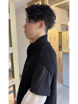 ソラ 京都桂川店(SORA.) 大人かっこいい波巻きスパイラルミックスパーマ◎