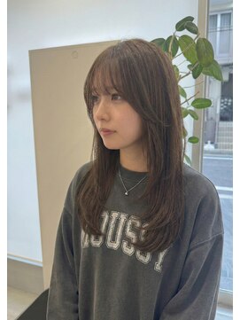 髪質改善 レイヤースタイル 大人可愛い