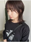 フェイスフレーミングルーツカラー天使の羽バングネオウルフボブ
