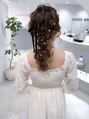 ヨーロ(yolo)&nbsp;ゆるふわ編みおろしヘアアレンジ