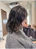 初パーマにも大人気◎ゆるっと大きめカールのナチュラルパーマ