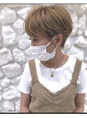 Moana西葛西#マッシュショート#くびれショート#耳掛けショート