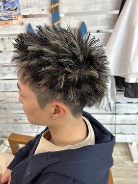 スワッグ(swag) スパイキーショート＋メッシュ