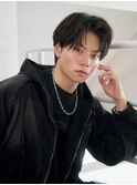 《CODE.LINE》メンズ韓国風コンマセンターパートパーマ