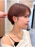 コンパクトショートカット丸みショートくびれショートボブ表参道