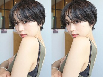 セシルヘアー 松山店(Cecil hair)の写真/≪松山市駅/再現性◎≫透け感ショートで差をつける！春の光を味方にする、最旬スタイルに◎松山市駅2分◎