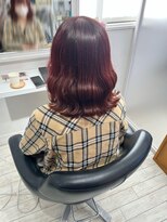 ニコヘアデザイン(nico hair design)&nbsp;【グラデーションカラー】チェリーピンク/ボブ