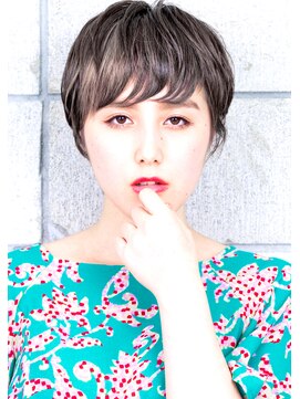 ヘアサロン ガリカ 表参道(hair salon Gallica) ☆ 毛束感  & デザインカラーグレージュ ☆オン眉 小顔 short ☆