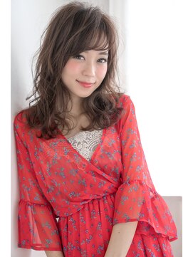 アフロディーテ ヘアーアンドトリートメント 京橋店(afrodite hair&treatment) 【afrodite 京橋】フェミニンセミロング