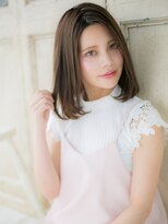 クオーレ ヘア アンジュ 水戸店(CUORE HAIR ange)&nbsp;*ange水戸*…前下がりワンカールの小顔グラマラスセミディa