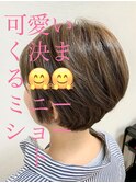 【impres】☆脱白髪染め ミニーショート☆