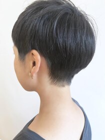 モリオ フロム ロンドン 成増店 【morio成増】アッシュ　刈り上げクールショート　ボブ　小顔