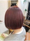 すっきりボブ ラベンダーピンク