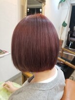 バトヘアー 渋谷本店(bat hair) すっきりボブ ラベンダーピンク