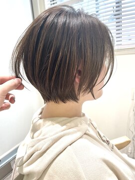 フレーム ヘア ルーム 天王寺駅前店(FRAME hair room) 前髪なしショート/アッシュベージュ/20代/30代/40代