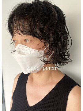 ノラキチジョウジ(NORA KICHIJOJI) #ボブパーマ#ウェーブパーマ#酸性デジタルパーマ