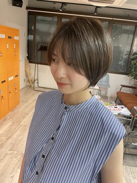 コワファーストナガサキシャンプーボーイ(COIFF1RST NAGASAKI SHAMPOO BOY) 大人ショートボブ×ナチュラルボブ×ミニボブ  20代30代40代